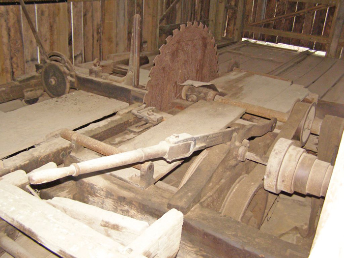 Sawmill interior