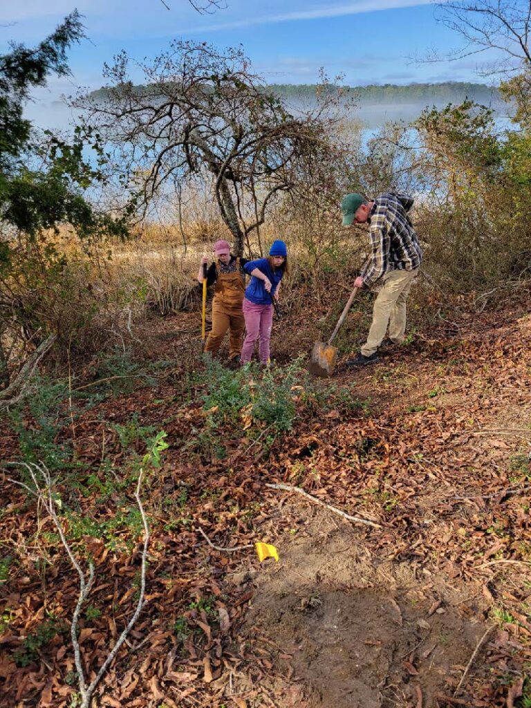 Members of the Chesapeake Archaeology Lab (CAL) at the University of William & Mary